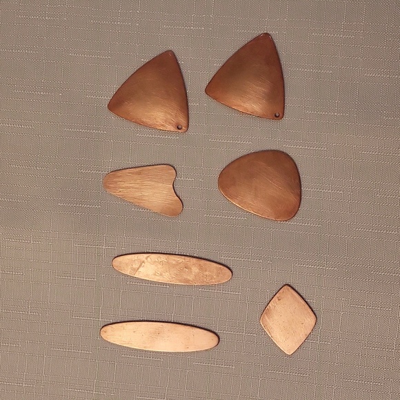 Copper enamelling blanks, 7 units - Picture 1 of 5